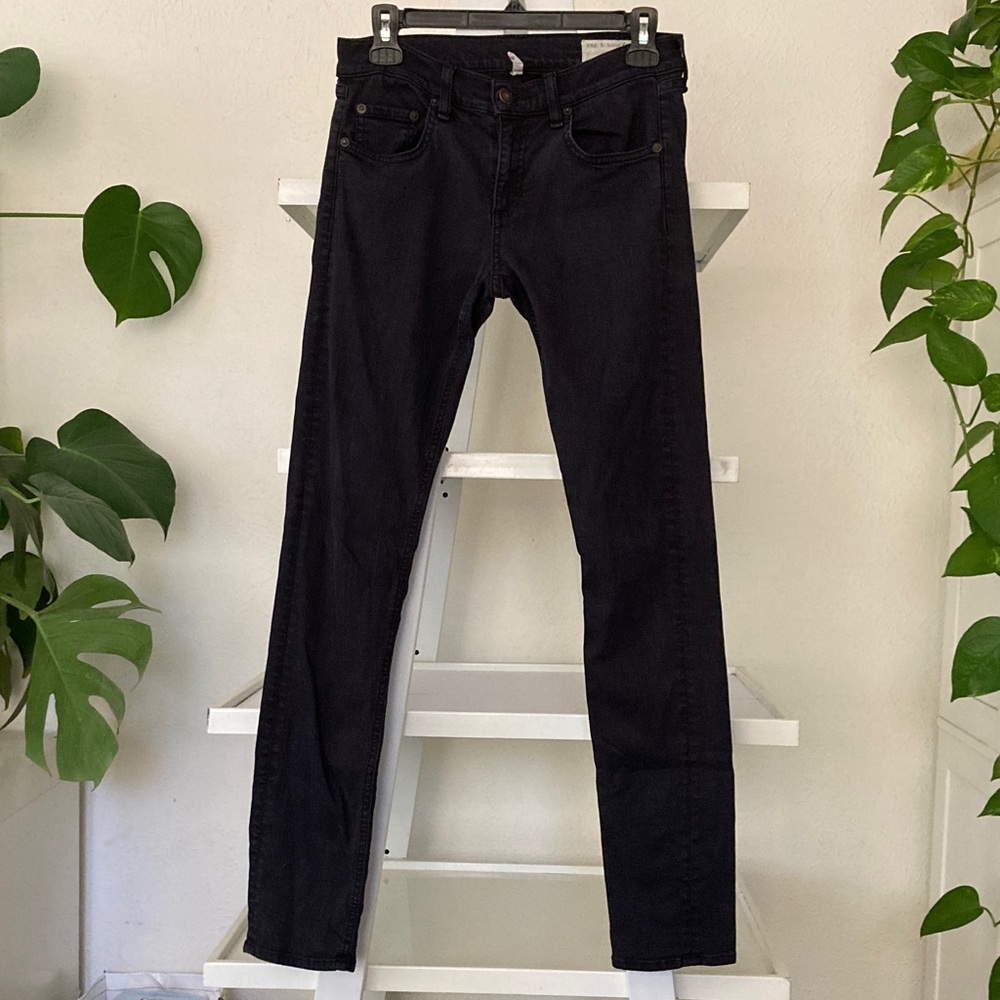 rag & bone dre jeans in aged black